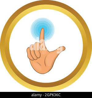 Touch screen vector icon Stock Vector