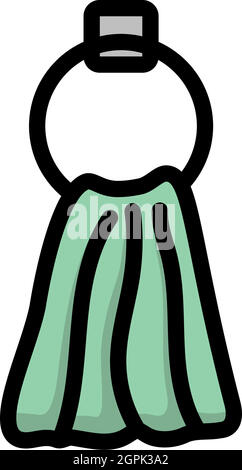 Hand Towel Icon Stock Vector