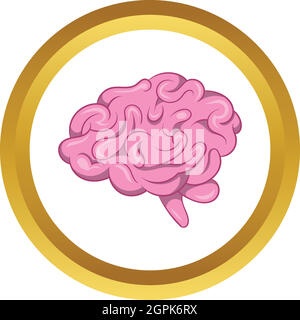 Brain vector icon Stock Vector