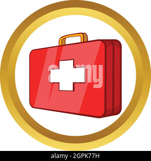 First aid kit vector icon Stock Vector
