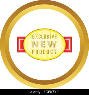 New exclusive product label vector icon Stock Vector