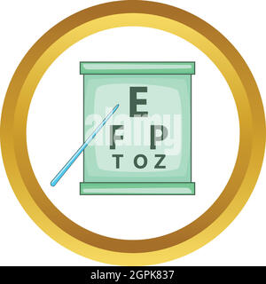 vector eye test chart. Visual acuity Stock Vector Image & Art - Alamy