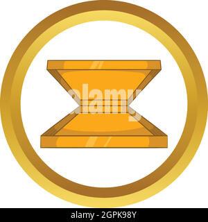 Box for pizza vector icon Stock Vector