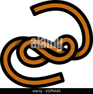 Icon Of Rope Stock Vector