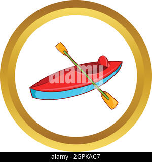 Kayak vector icon Stock Vector