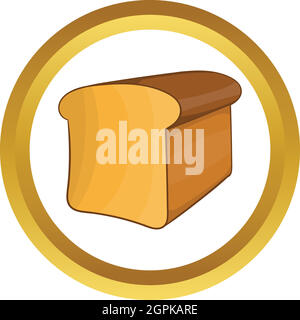 Bread vector icon Stock Vector