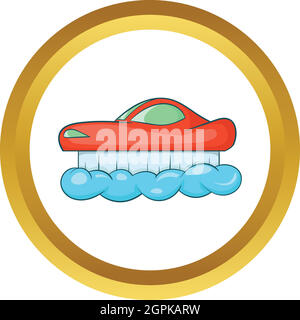 Flying machine vector icon Stock Vector