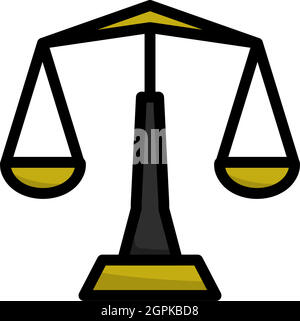 Icon Of Scale Stock Vector