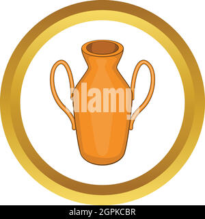 Ancient vase icon, cartoon style Stock Vector Image & Art - Alamy