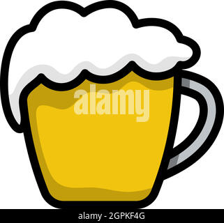 Mug Of Beer Icon Stock Vector