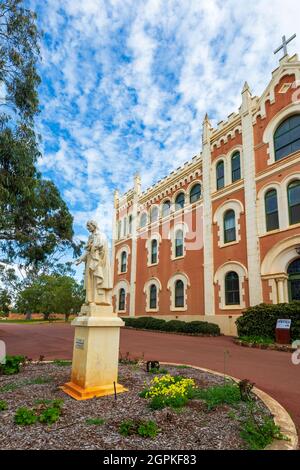 View of Saint Ildephonsus College (1913-1964), New Norcia, Western Australia, Australia Stock Photo