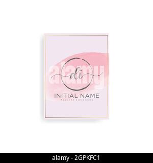 Letter Initial with Royal Template.elegant with crown logo vector, Creative Lettering Logo Vector Illustration. Stock Vector