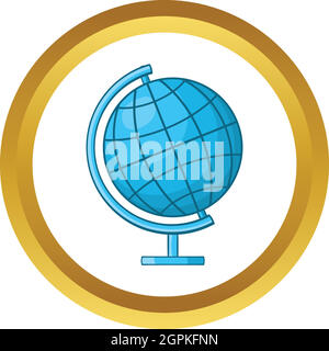 Globe vector icon Stock Vector