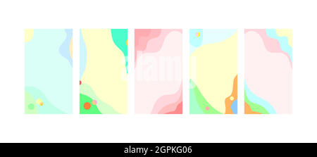 Abstract trendy summer spring background Stock Vector