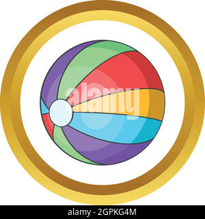 Ball vector icon Stock Vector