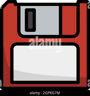 Floppy Icon Stock Vector