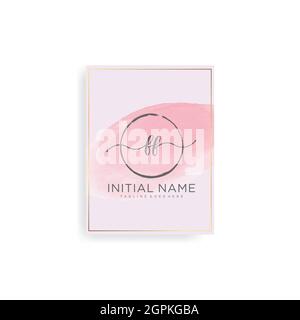 Letter Initial with Royal Template.elegant with crown logo vector, Creative Lettering Logo Vector Illustration. Stock Vector