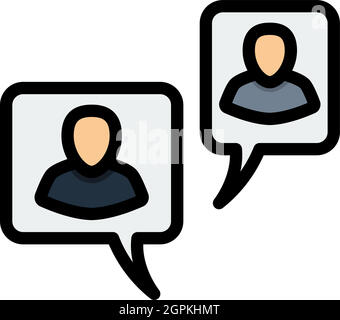 Chat Icon Stock Vector