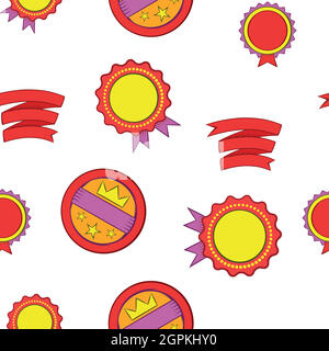 Label pattern, cartoon style Stock Vector