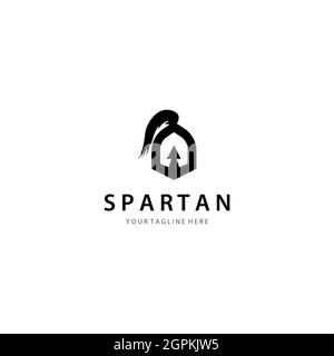 Spartan logo template vector icon design Stock Photo