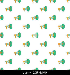 Loudspeaker pattern, cartoon style Stock Vector
