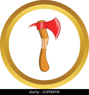 Axe vector icon Stock Vector