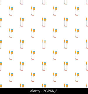 Electronic cigarette pattern, cartoon style Stock Vector
