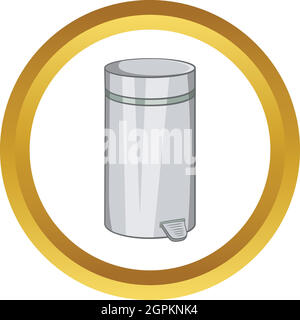 Home trash vector icon Stock Vector