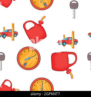 Renovation for machine pattern, cartoon style Stock Vector