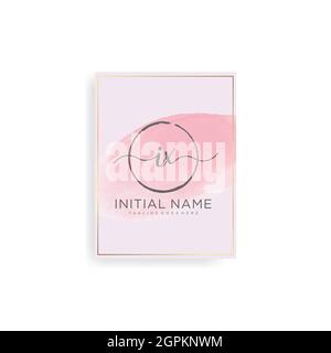 Letter Initial with Royal Template.elegant with crown logo vector, Creative Lettering Logo Vector Illustration. Stock Vector