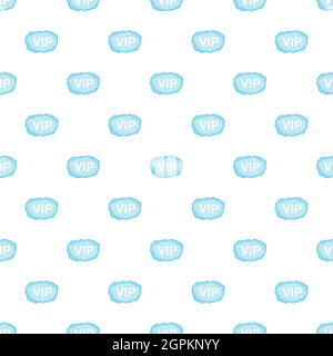 VIP cloud pattern, cartoon style Stock Vector