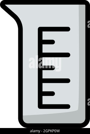 Icon Of Chemistry Beaker Stock Vector