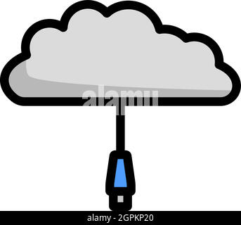 Network Cloud Icon Stock Vector