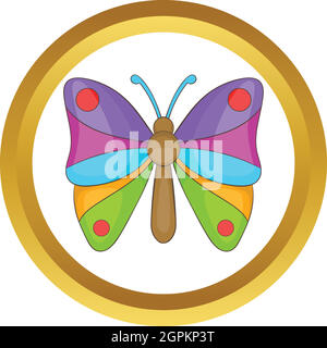 Butterfly vector icon Stock Vector