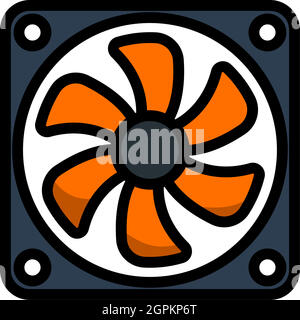 Fan Icon Stock Vector