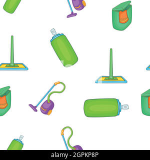 Cleansing pattern, cartoon style Stock Vector