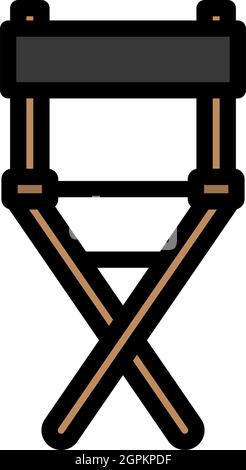 Director Chair Icon Stock Vector