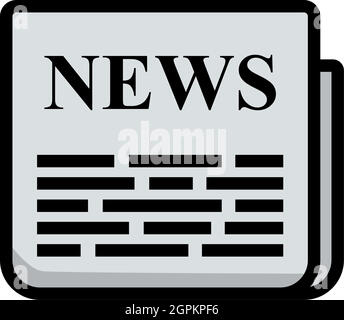 Newspaper Icon Stock Vector