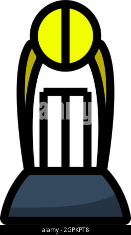 Cricket Cup Icon Stock Vector