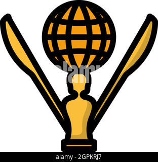 Cricket Cup Icon Stock Vector