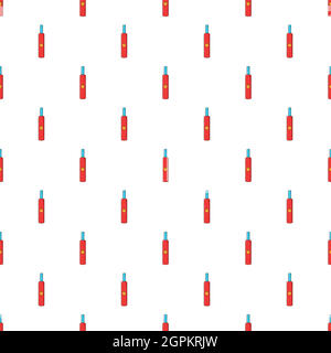 Electronic cigarette pattern, cartoon style Stock Vector