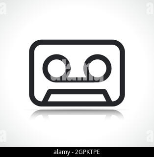 Vector voice mail recorder icon Stock Vector