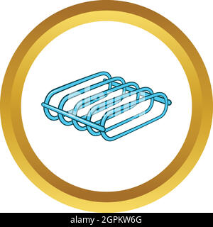 Bicycle rack icon, cartoon style Stock Vector Image & Art - Alamy
