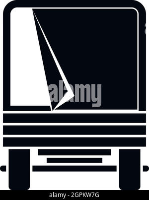 Truck icon, simple style Stock Vector