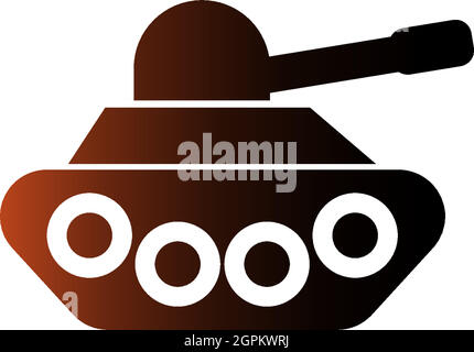 Military Tank, Army Tank icon logo design template Stock Vector