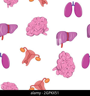 Internal human organs seamless pattern. Anatomy biology medicine, vector  illustration Stock Vector Image & Art - Alamy