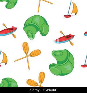 Water stay pattern, cartoon style Stock Vector