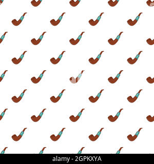 Electronic pipe pattern, cartoon style Stock Vector