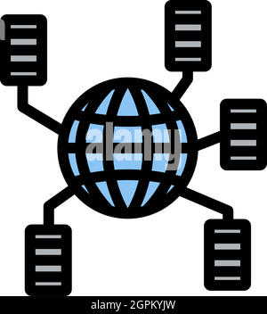 Big Data Icon Stock Vector