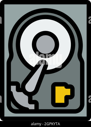 HDD Icon Stock Vector
